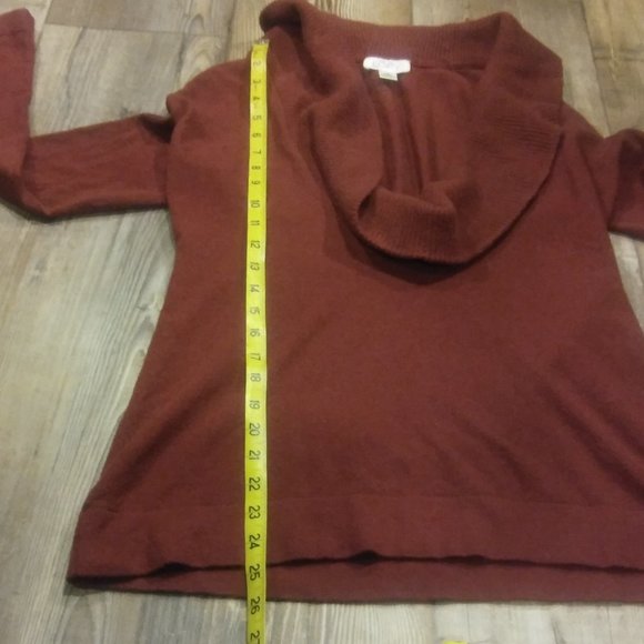 loft sweater, very low cowl neck,wool blend - Picture 4 of 7